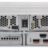 CoreStor 2712XR 2U RAID Array back view dual controllers