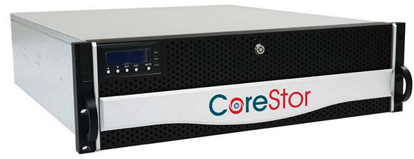 CoreStor 3716GR 3U NAS Front Left