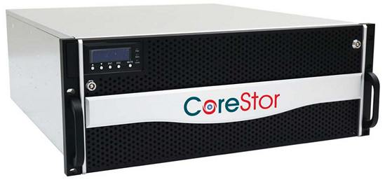 CoreStor 4724GR 4U NAS Front Left